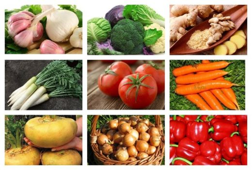 vegetables for power